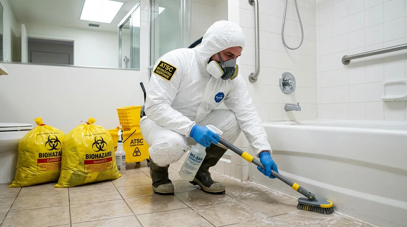 Decontamination equipment deployed for Blood Cleanup in Lake Zurich